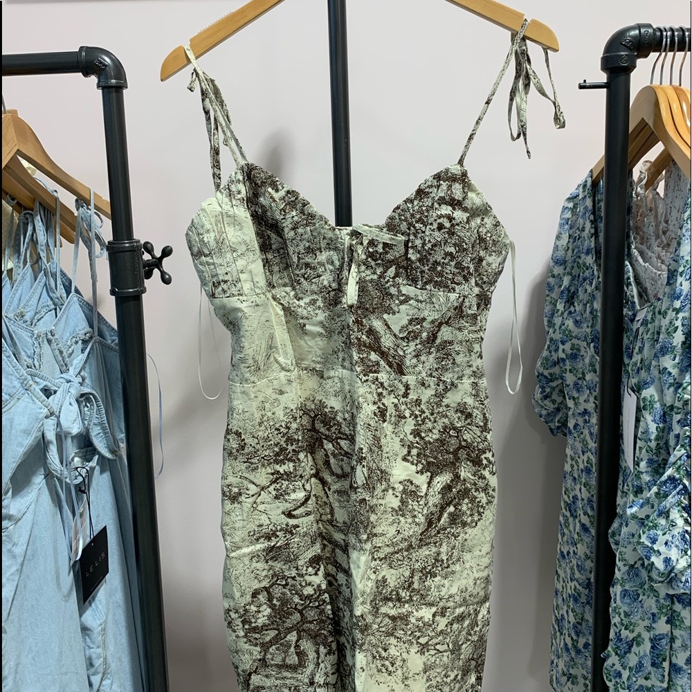 Toile Mini Dress